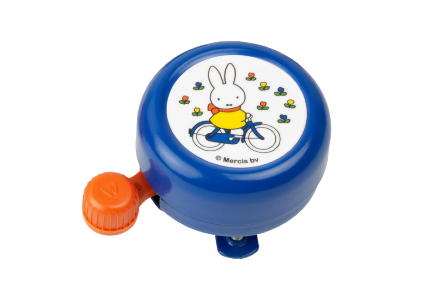 Widek kinderbel Nijntje op de fiets blauw op kaart