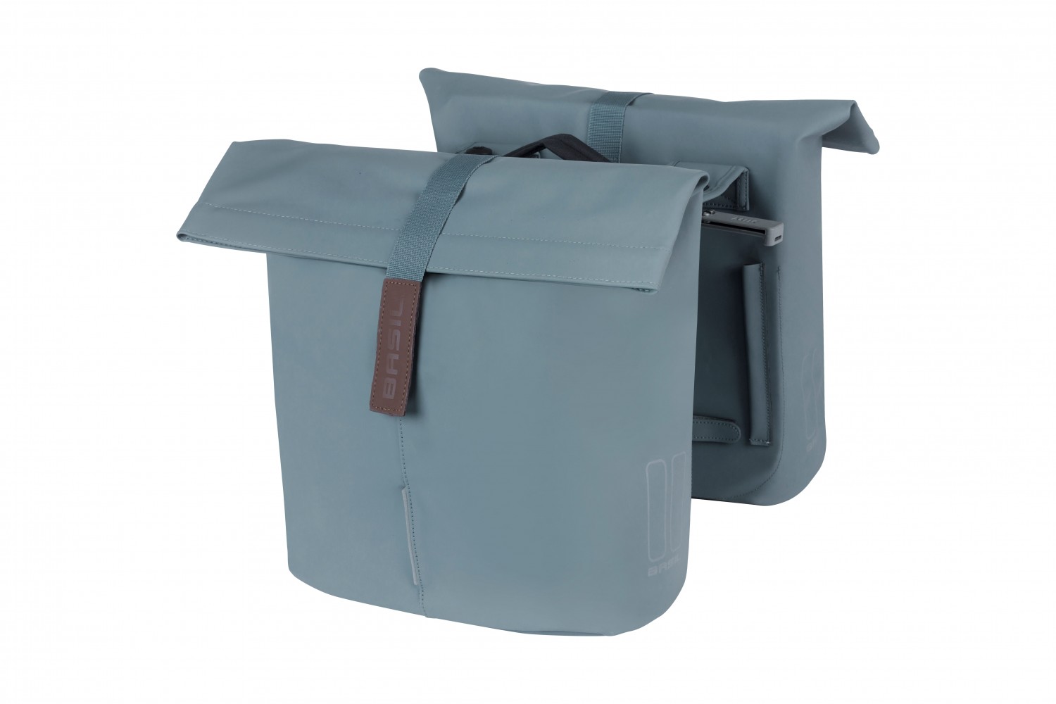 Basil fietstas dubbel City graphite blue MIK 28-32L Basil fietstas dubbel City graphite blue MIK 28-32L
