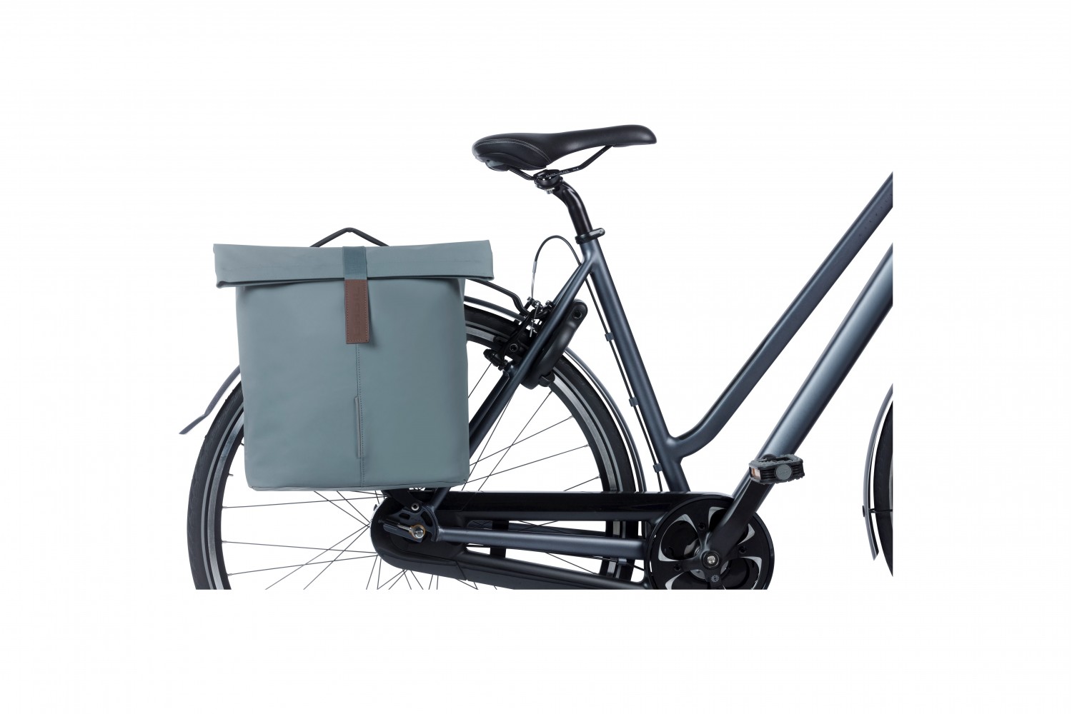 Basil fietstas dubbel City graphite blue MIK 28-32L Basil fietstas dubbel City graphite blue MIK 28-32L