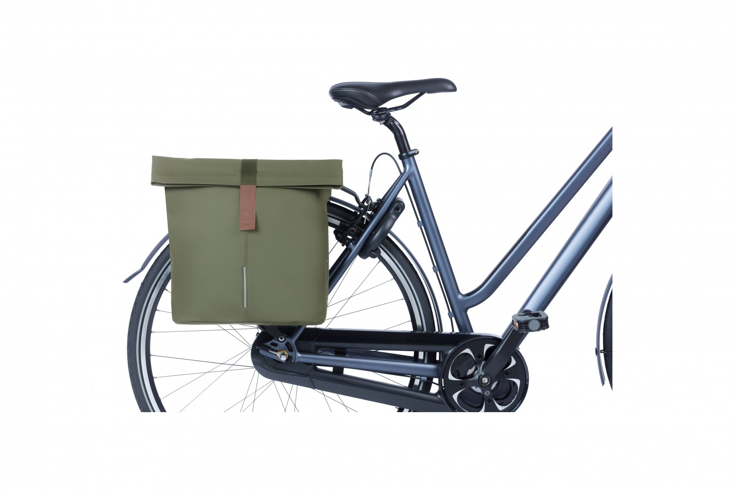 Basil fietstas dubbel Go solid black MIK 32L Basil fietstas dubbel Go solid black MIK 32L
