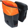 Basil fietstas dubbel Miles Tarpaulin zwart oranje 34L Basil fietstas dubbel Miles Tarpaulin zwart oranje 34L