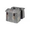 Basil fietstas dubbel Elegance chateau taupe 40-49L Basil fietstas dubbel Elegance chateau taupe 40-49L