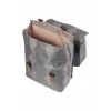 Basil fietstas dubbel Elegance chateau taupe 40-49L Basil fietstas dubbel Elegance chateau taupe 40-49L