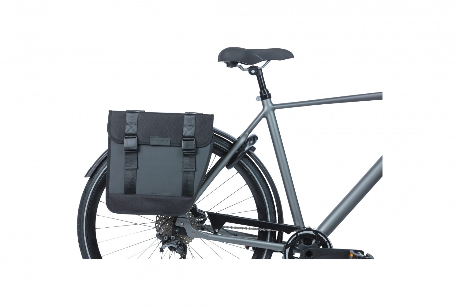 Basil fietstas dubbel Tour Waterproof zwart 28L Basil fietstas dubbel Tour Waterproof zwart 28L
