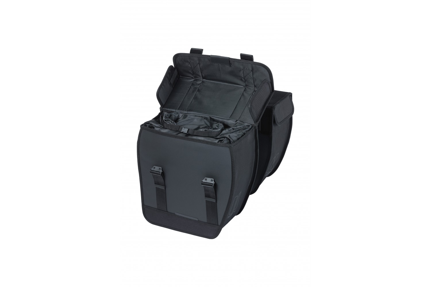 Basil fietstas Double Tour Waterproof XL zwart 35L Basil fietstas Double Tour Waterproof XL zwart 35L