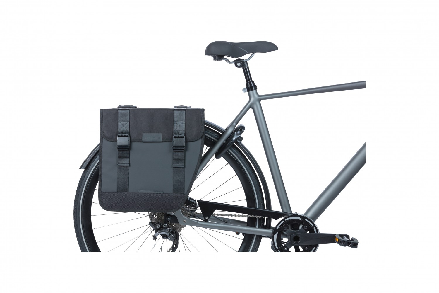 Basil fietstas Double Tour Waterproof XL zwart 35L Basil fietstas Double Tour Waterproof XL zwart 35L