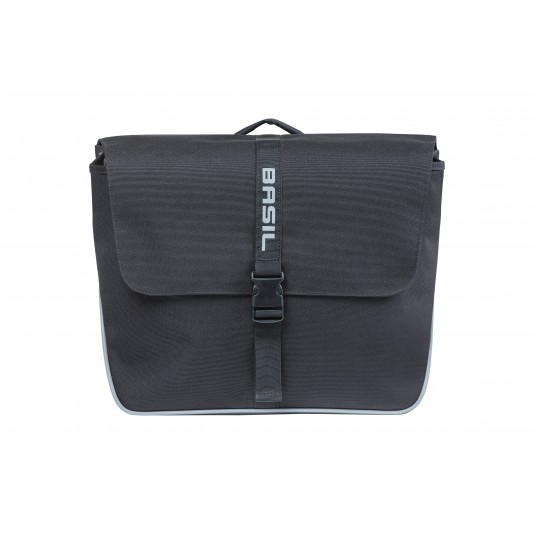 Basil fietstas dubbel Forte zwart MIK 35L
