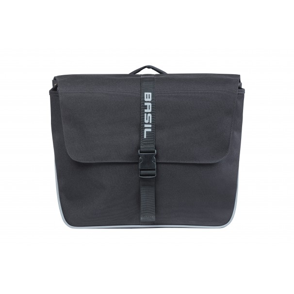 Basil fietstas dubbel Forte zwart MIK 35L