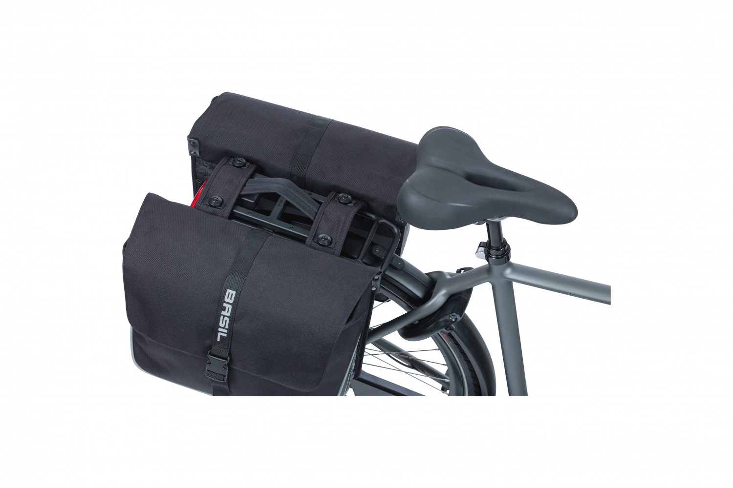 Basil fietstas dubbel Forte zwart MIK 35L Basil fietstas dubbel Forte zwart MIK 35L
