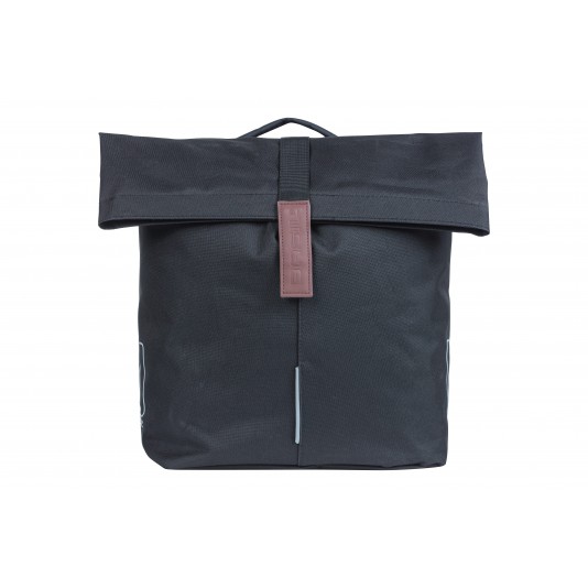 Basil fietstas dubbel City zwart MIK 28-32L