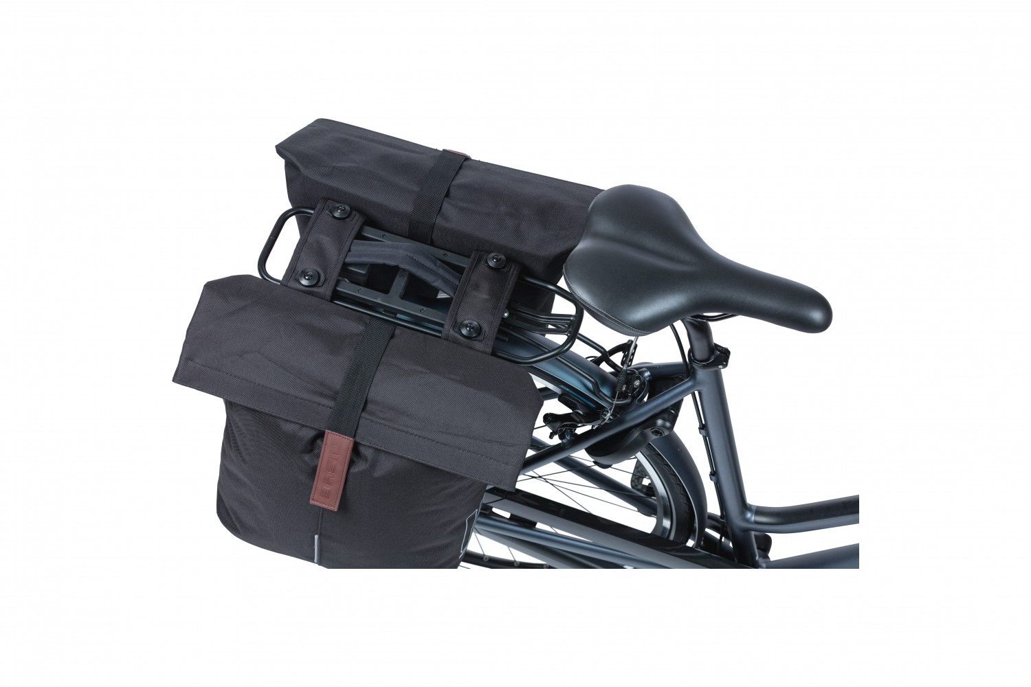 Basil fietstas dubbel City zwart MIK 28-32L Basil fietstas dubbel City zwart MIK 28-32L