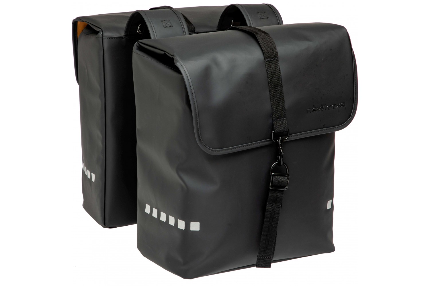 Basil fietstas dubbel City graphite blue MIK 28-32L Basil fietstas dubbel City graphite blue MIK 28-32L
