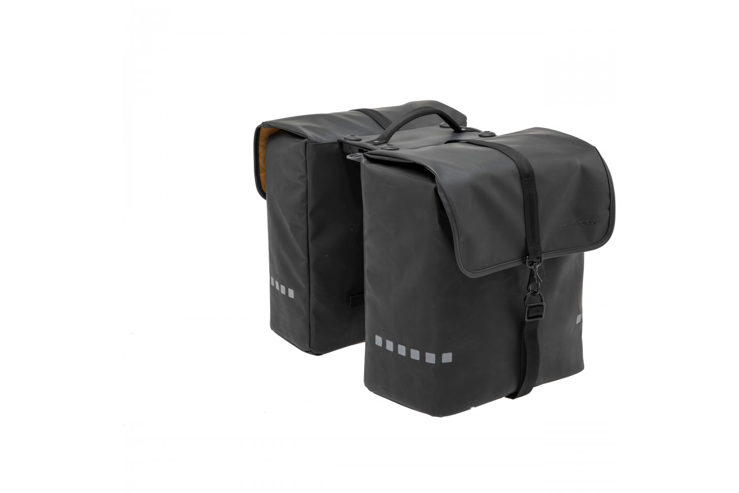 New Looxs fietstas dubbel Odense zwart Racktime 39L New Looxs fietstas dubbel Odense zwart Racktime 39L