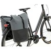 New Looxs fietstas dubbel Sports zwart 32L New Looxs fietstas dubbel Sports zwart 32L
