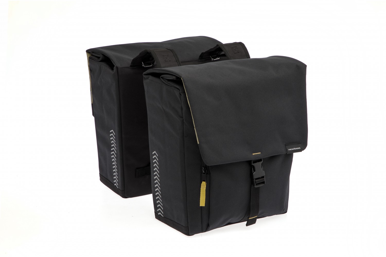 New Looxs fietstas dubbel Tulum black 32L New Looxs fietstas dubbel Tulum black 32L