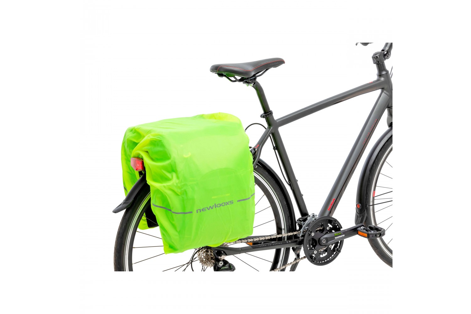 New Looxs fietstas dubbel Sports zwart 32L New Looxs fietstas dubbel Sports zwart 32L