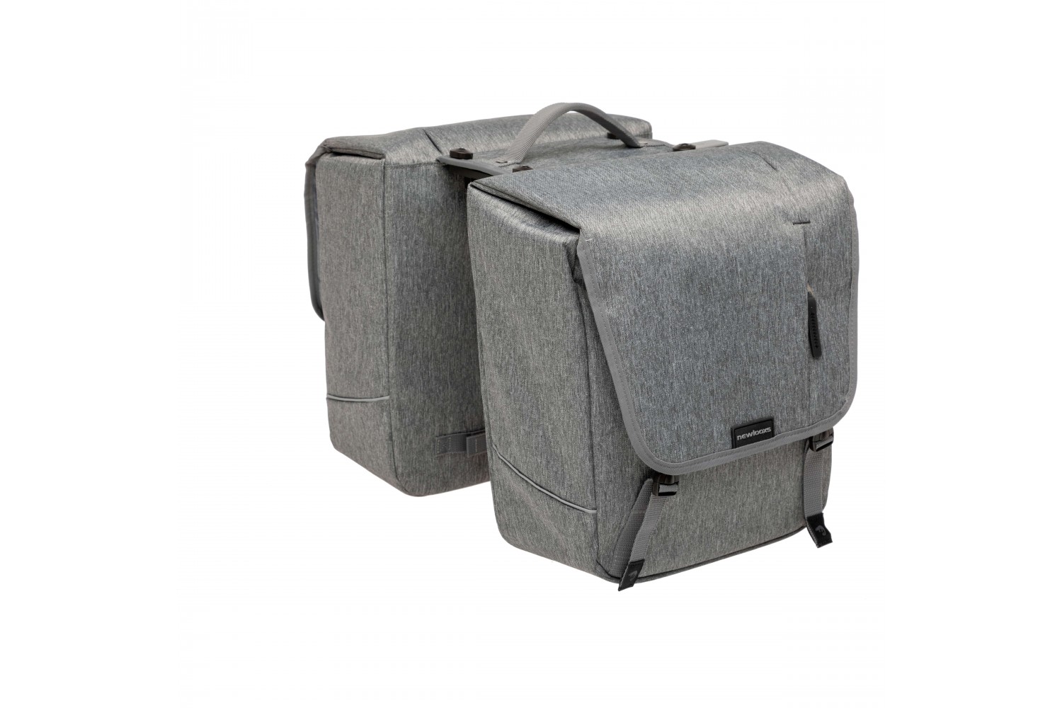New Looxs fietstas dubbel Varo waterdicht grey MIK 40L New Looxs fietstas dubbel Varo waterdicht grey MIK 40L