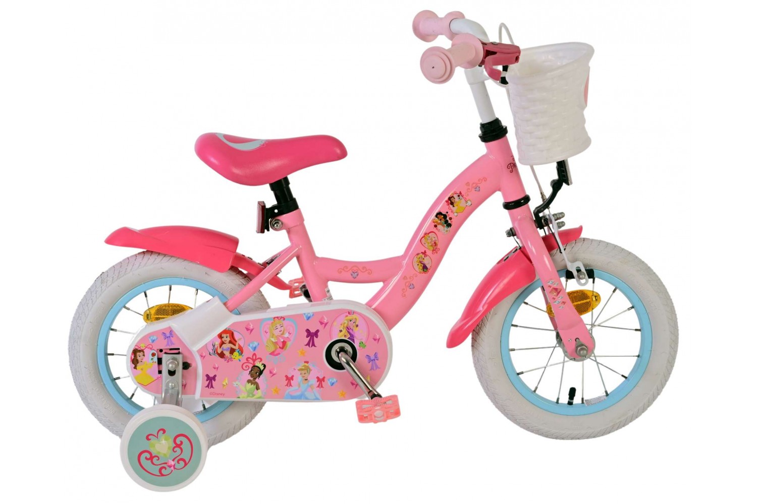 Disney Princess Kinderfiets 12 inch Meisjes Roze