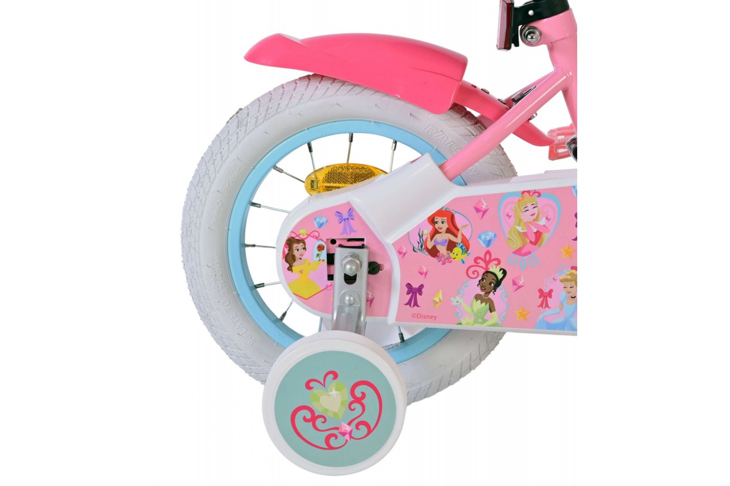 Disney Princess Kinderfiets 12 inch Meisjes Roze