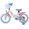 Disney Stitch Kinderfiets Meisjes 14 inch Creme Koraal Blauw | 2 Handremmen