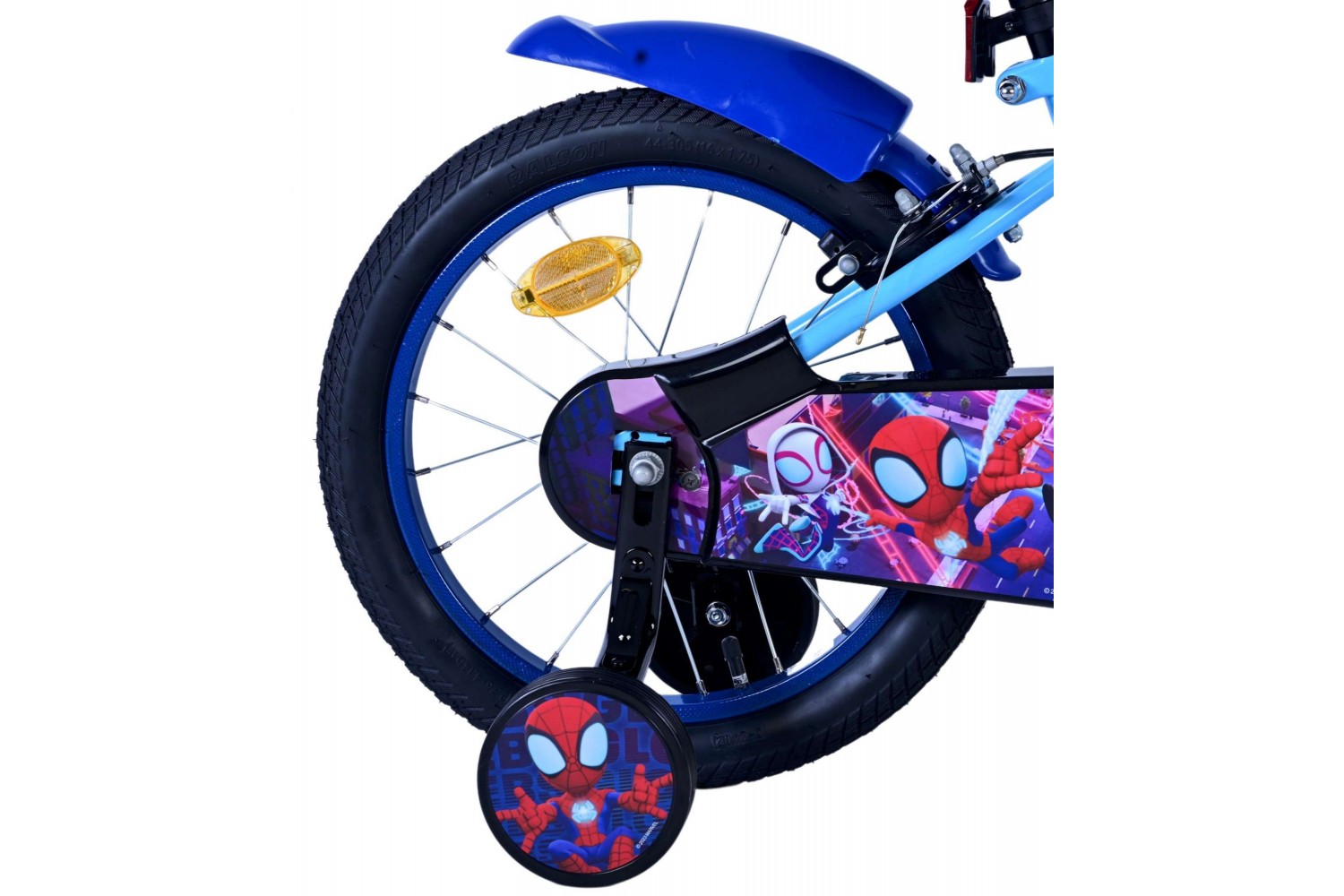 Spidey Kinderfiets Jongens 16 inch Blauw | 2 Handremmen