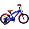 Sonic Prime Kinderfiets Jongens 16 inch Blauw Rood | 2 Handremmen