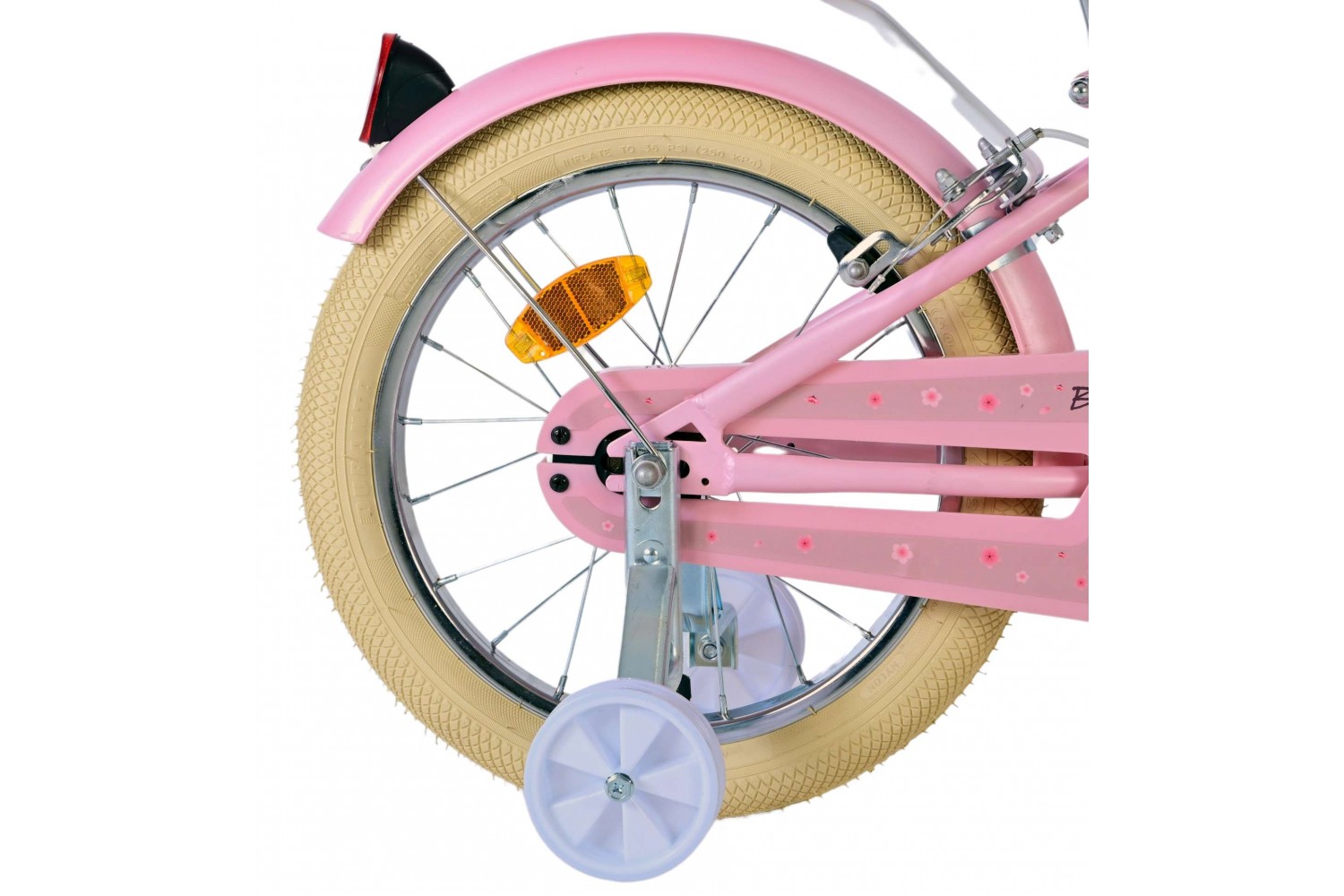 Volare Blossom Kinderfiets Meisjes 16 inch Roze | 2 Handremmen Volare Blossom Kinderfiets Meisjes 16 inch Roze | 2 Handremmen