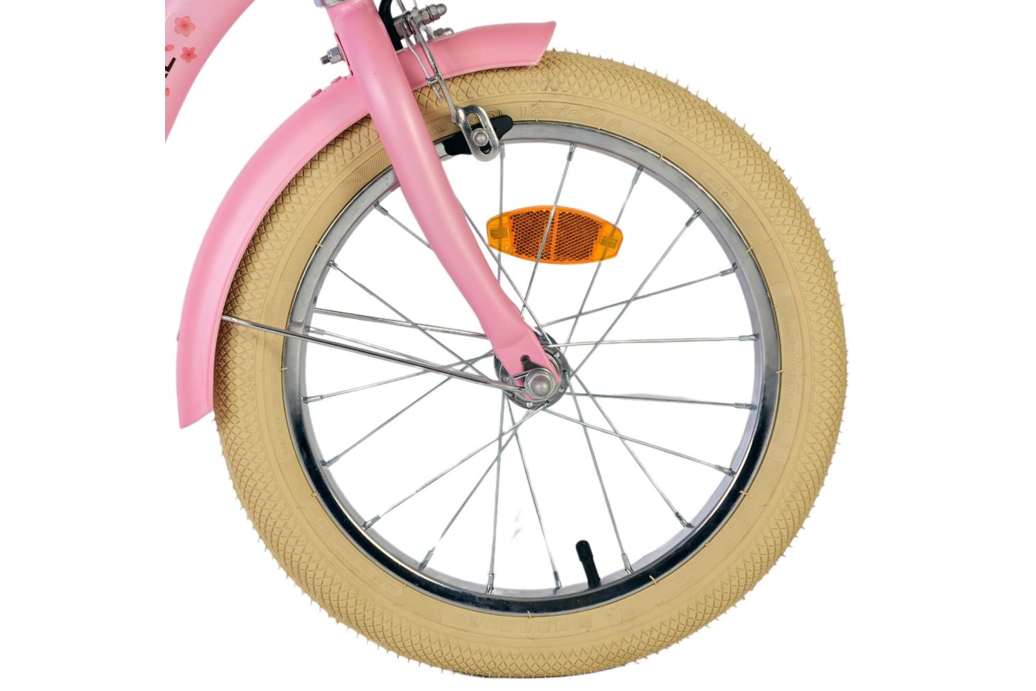 Volare Blossom Kinderfiets Meisjes 16 inch Roze | 2 Handremmen Volare Blossom Kinderfiets Meisjes 16 inch Roze | 2 Handremmen