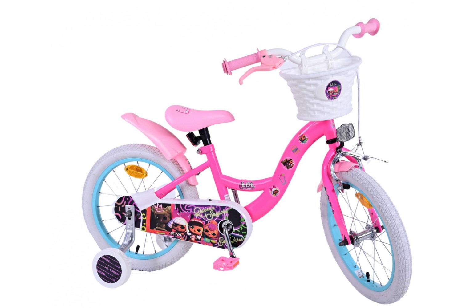 Dolls 16 inch Kinderfiets Meisjes Roze Dolls 16 inch Kinderfiets Meisjes Roze