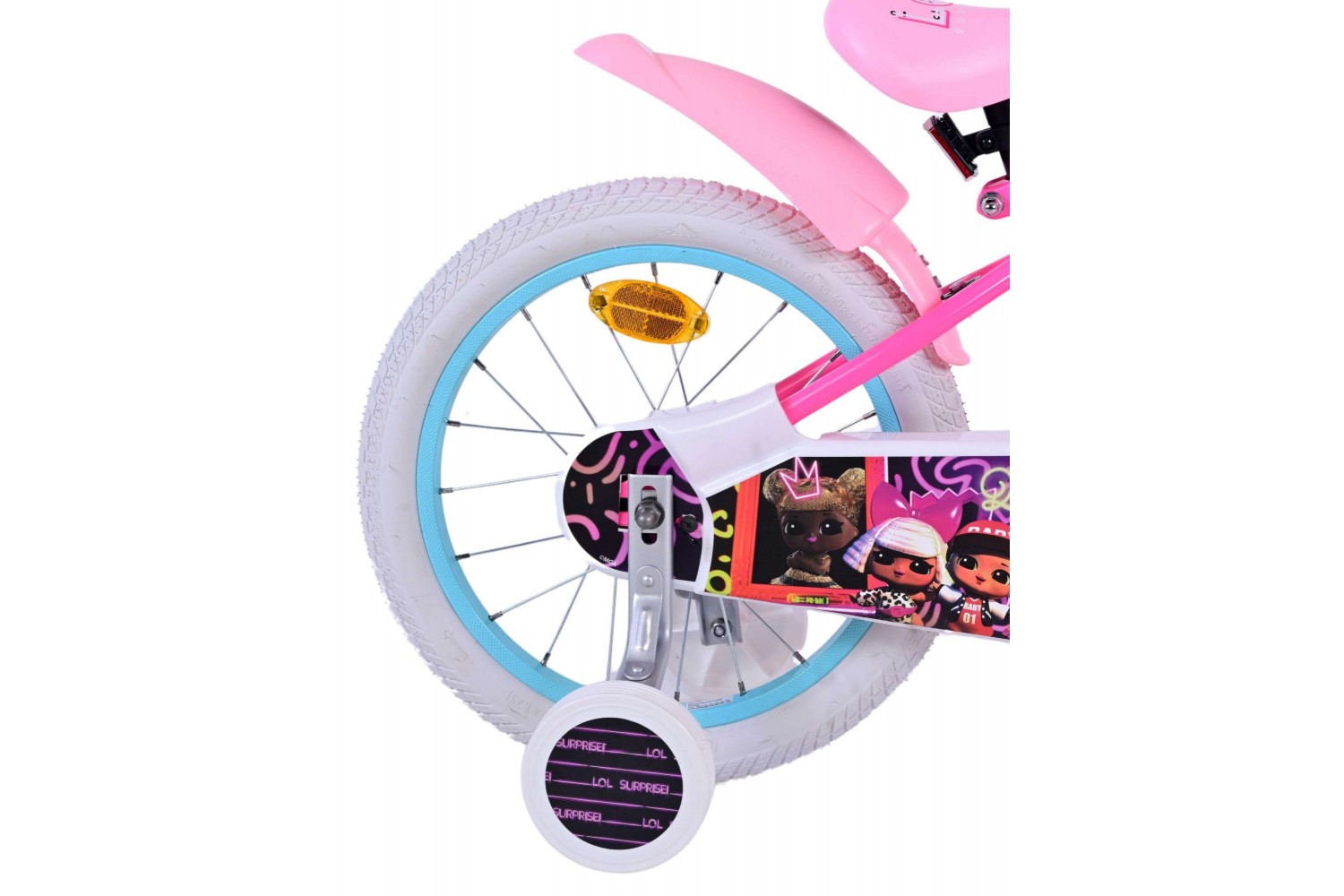 Dolls 16 inch Kinderfiets Meisjes Roze Dolls 16 inch Kinderfiets Meisjes Roze
