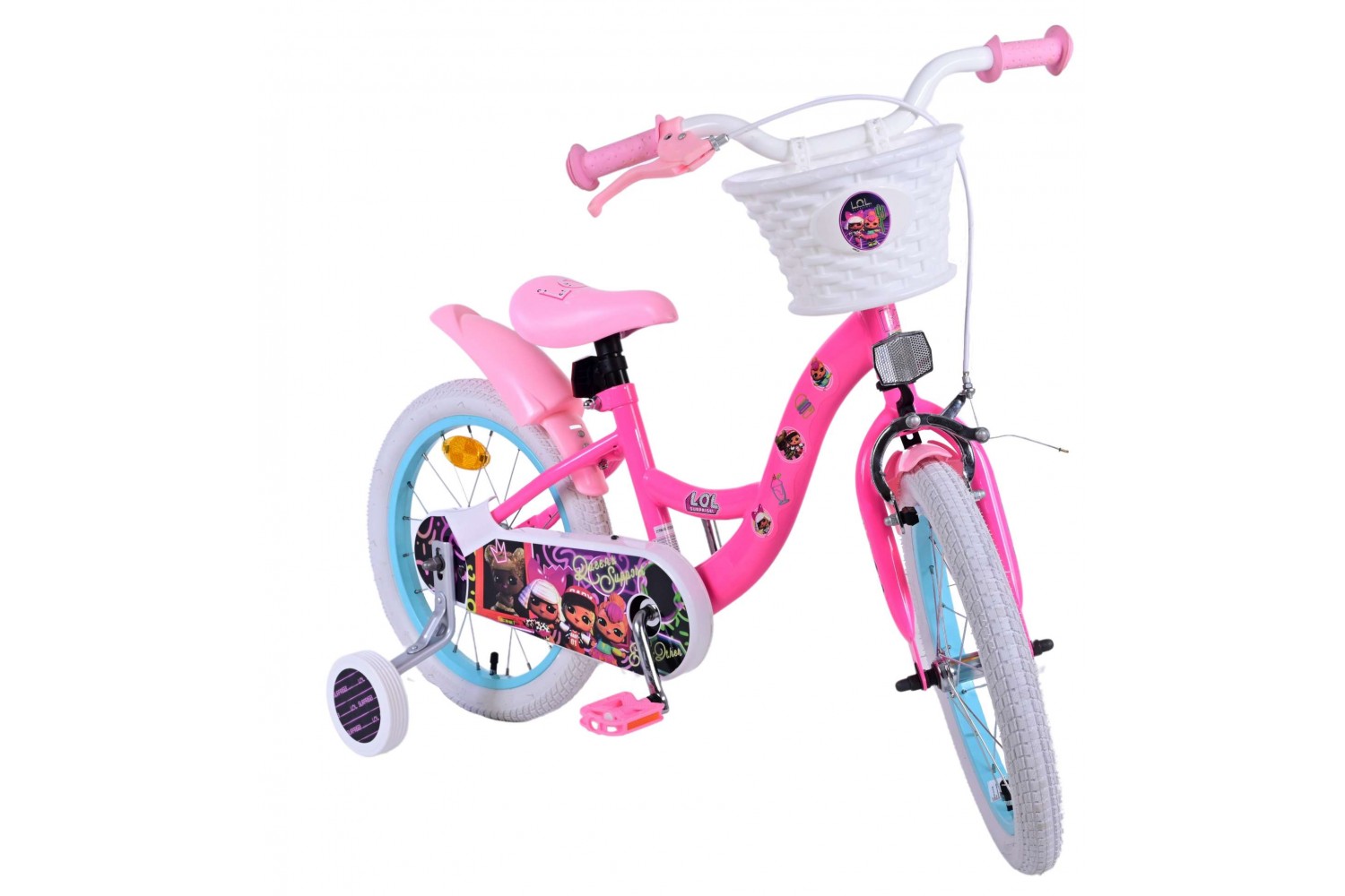 Dolls 16 inch Kinderfiets Meisjes Roze Dolls 16 inch Kinderfiets Meisjes Roze