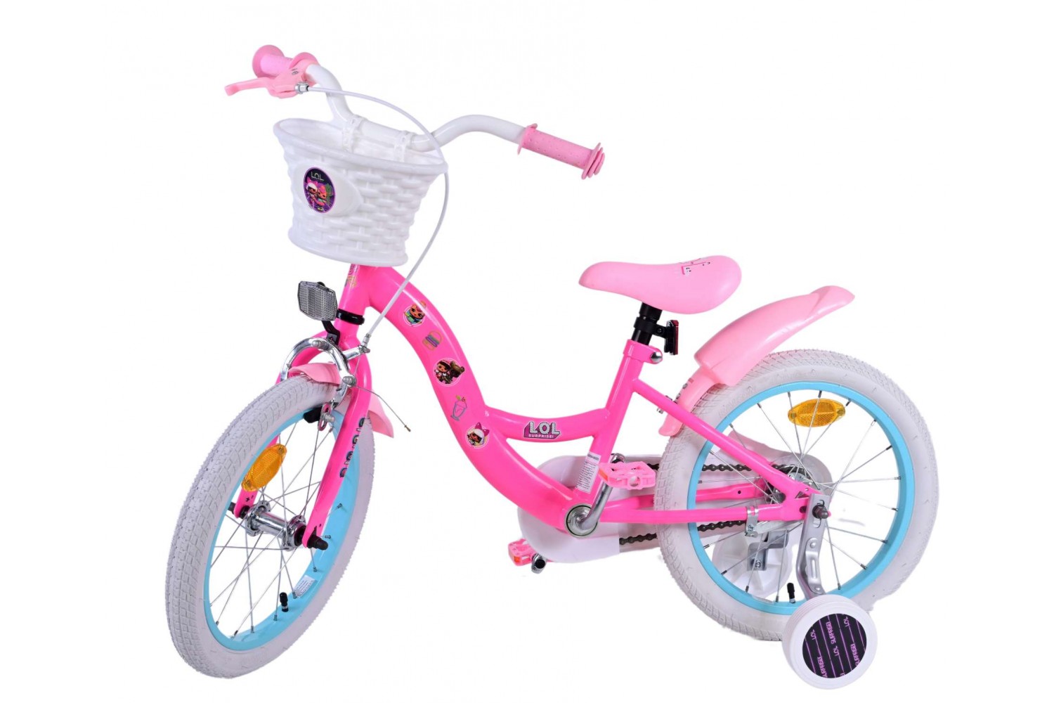 Dolls 16 inch Kinderfiets Meisjes Roze Dolls 16 inch Kinderfiets Meisjes Roze
