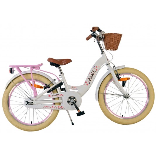 Volare Blossom   Meisjesfiets   20 inch  Wit | 2 Handremmen (geen terugtraprem)