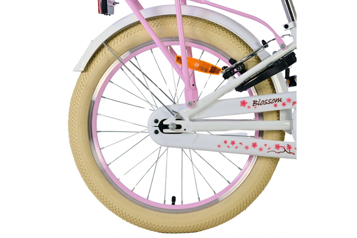Volare Blossom Meisjesfiets 20 inch Wit | Twee handremmen Volare Blossom Meisjesfiets 20 inch Wit | Twee handremmen