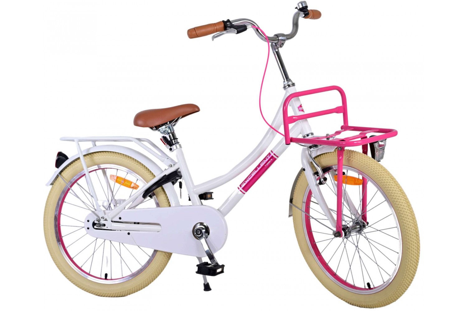 Volare Excellent Meisjesfiets 20 inch Wit Volare Excellent Meisjesfiets 20 inch Wit