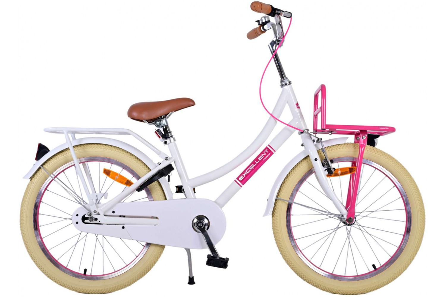 Volare Excellent Meisjesfiets 20 inch Wit
