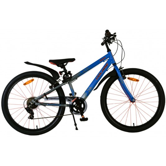 Volare Rocky Kinderfiets 24 inch Blauw | 7 versnellingen