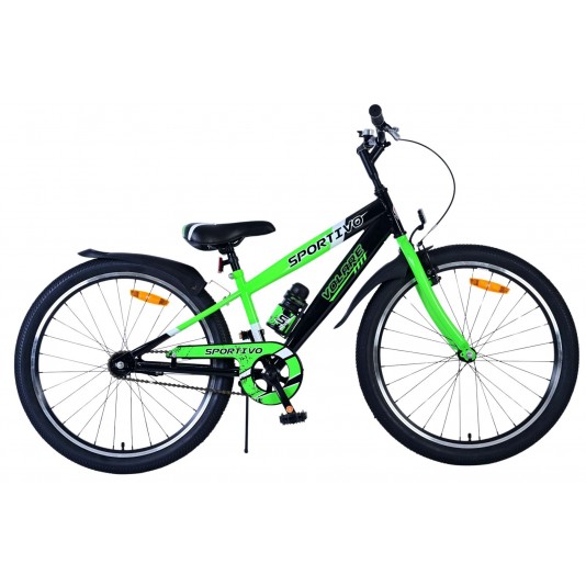 Volare Sportivo Kinderfiets Jongens 24 inch Zwart Groen