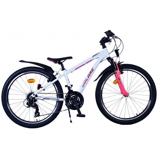 Volare XC Race Kinderfiets 24 inch 21 speed Wit Roze