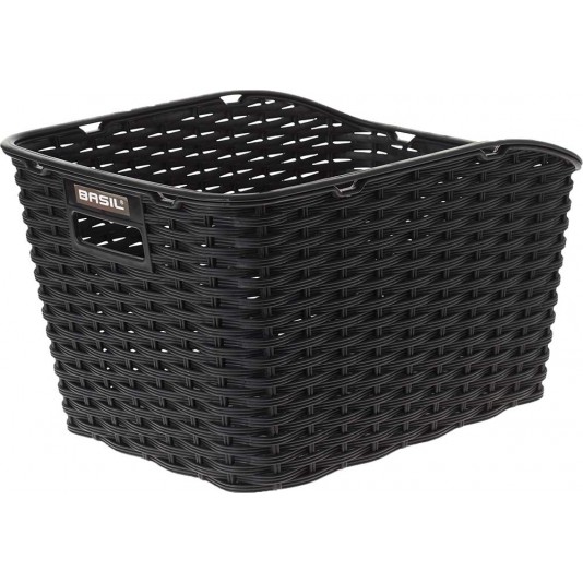  Basil Rieten Mand Weave| 22 liter| Black