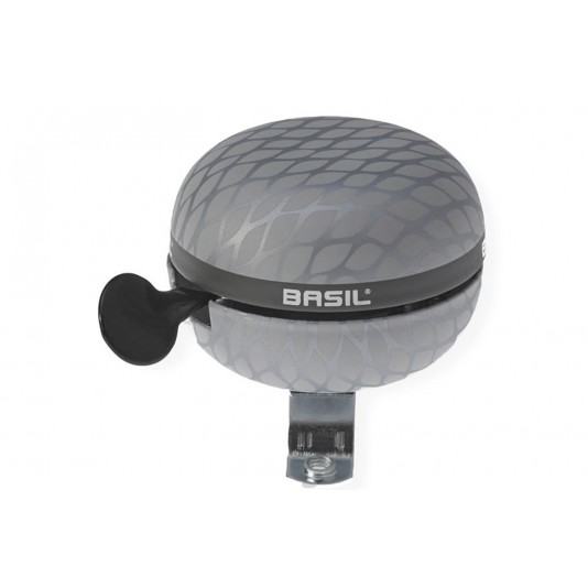 Basil Fietsbel Noir | Zilver