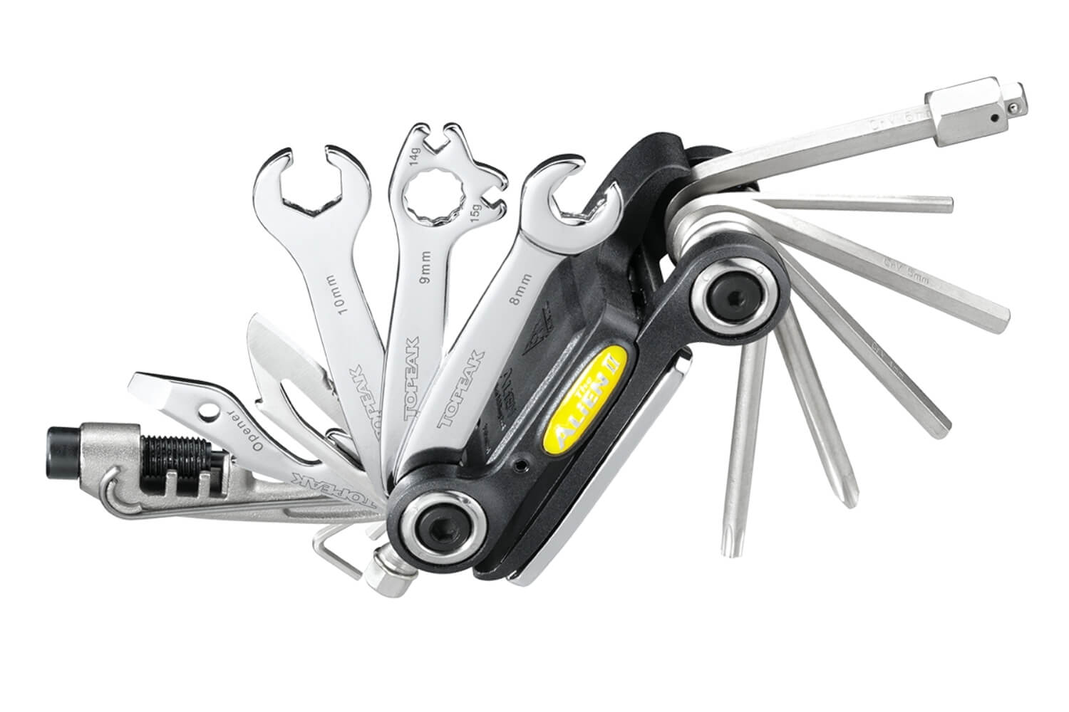 Topeak Multitool Alien II | 31-delig | Zwart