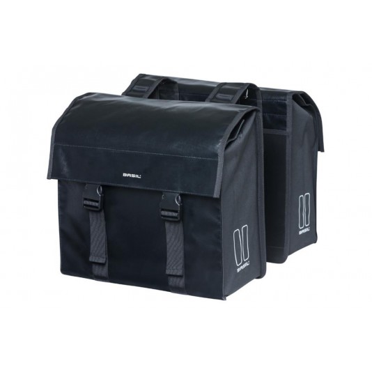 Basil Dubbele Fietstas Urban Load | Black
