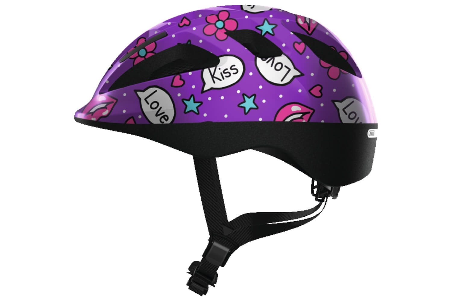 Abus Kinderhelm Smooty 2.0 | Purple Kisses | M 50-55