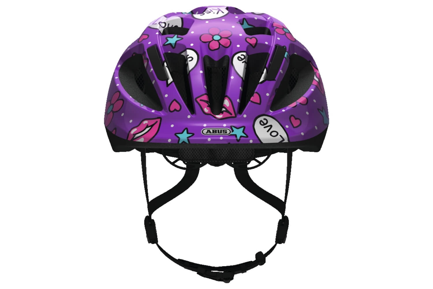 Abus Kinderhelm Smooty 2.0 | Purple Kisses | M 50-55