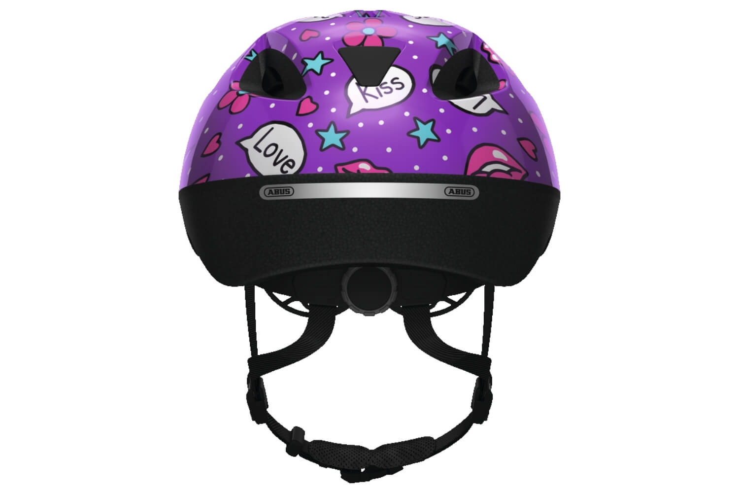 Abus Kinderhelm Smooty 2.0 | Purple Kisses | M 50-55