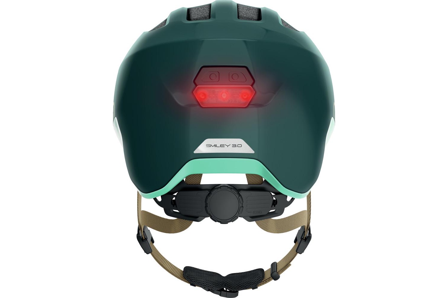 Abus Kinderhelm Smiley 3.0 ACE LED | Royal Green | S 45-50