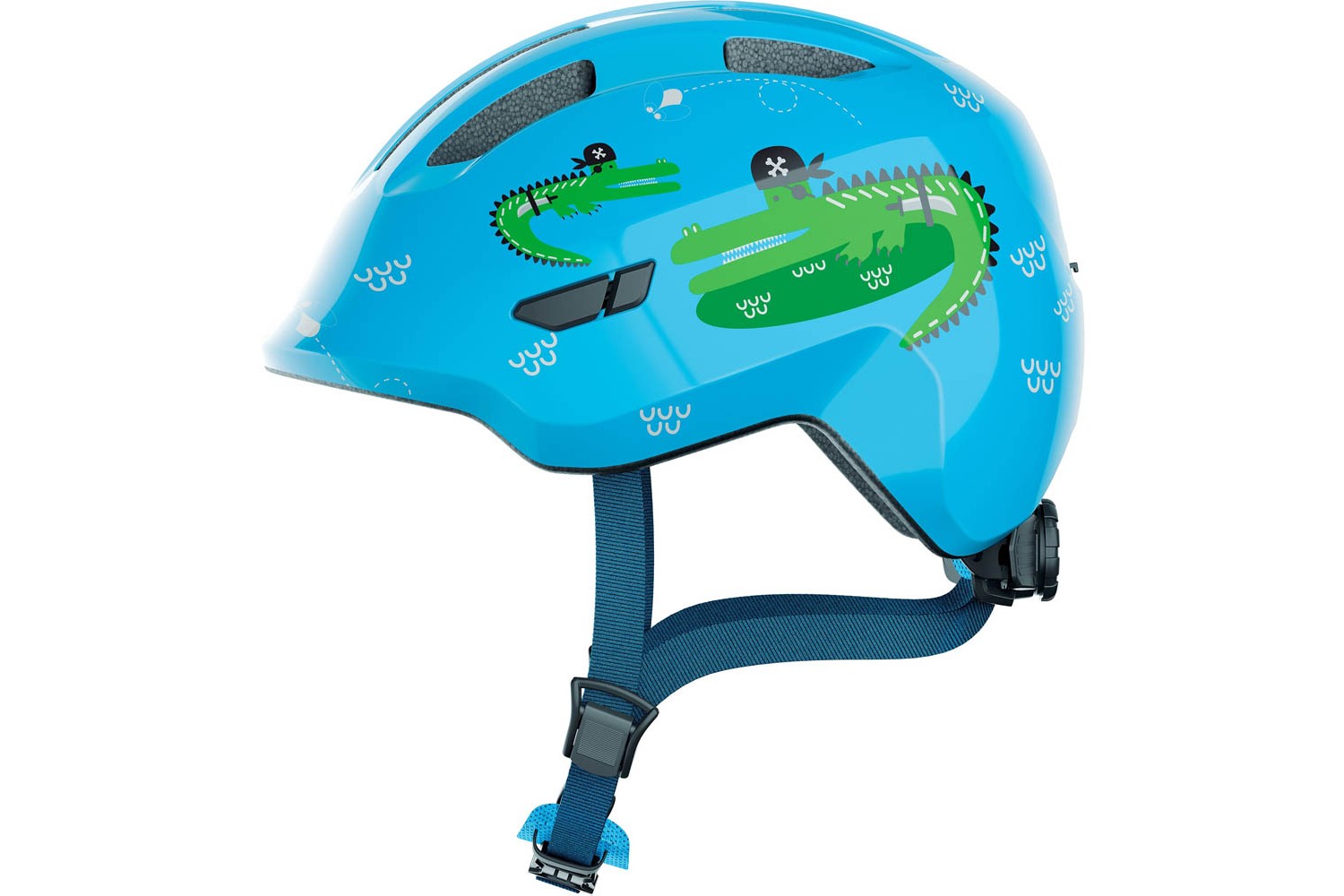 Abus Kinderhelm Smiley 3.0 | Blue Croco | M 50-55