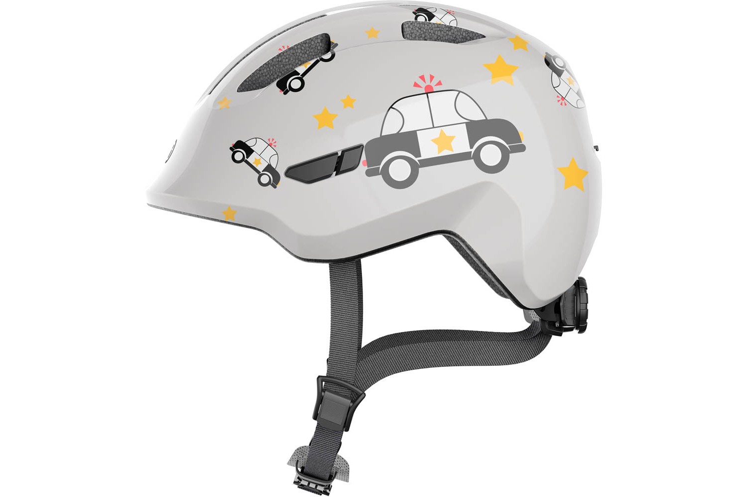 Abus Kinderhelm Smiley 3.0 | Grey Police | M 50-55