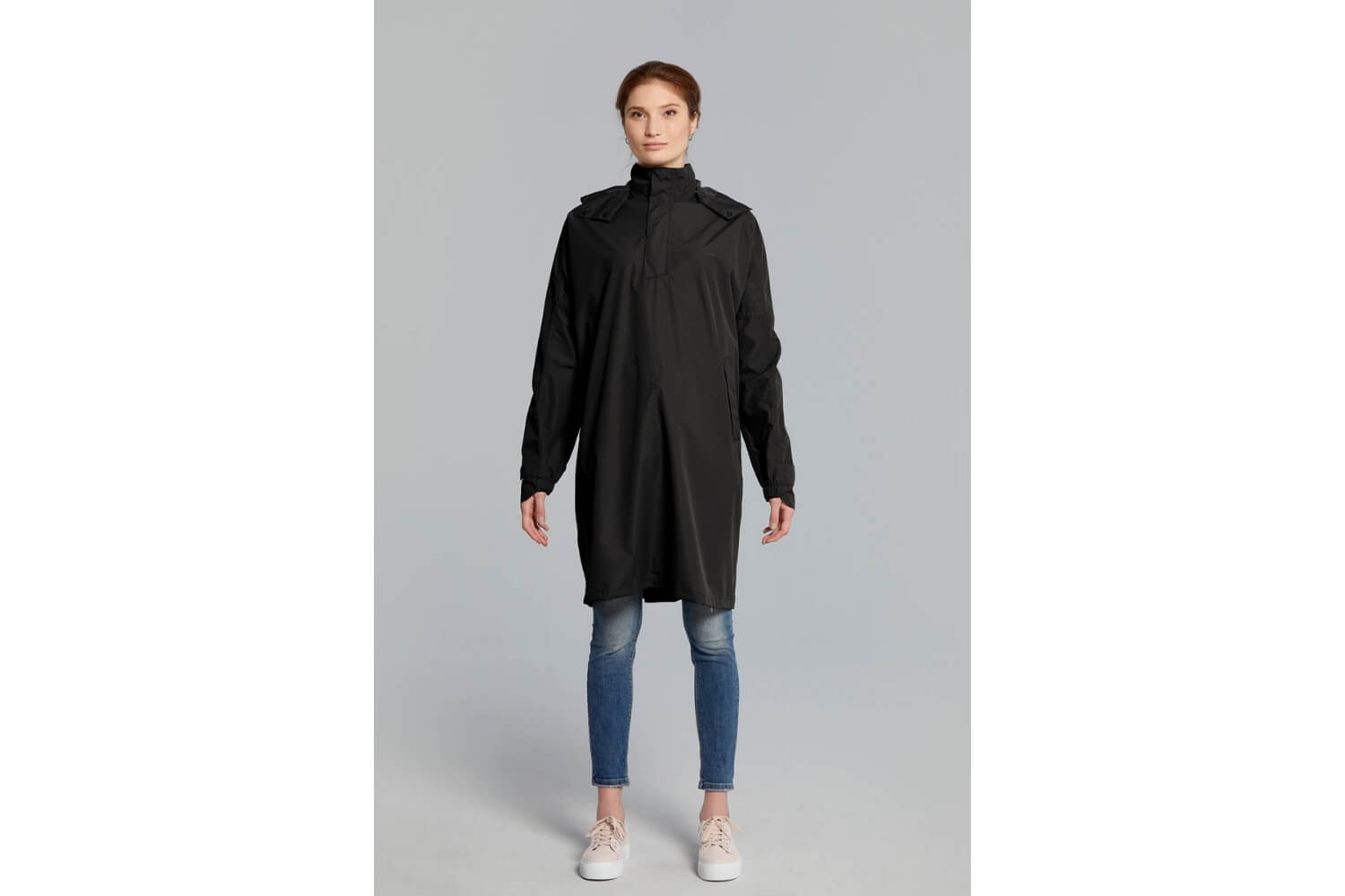 Basil Regenponcho Mosse | Unisex | Zwart